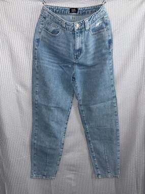 Simple Society High-Rise Tapered Mom Jeans Ankle Length 1/25